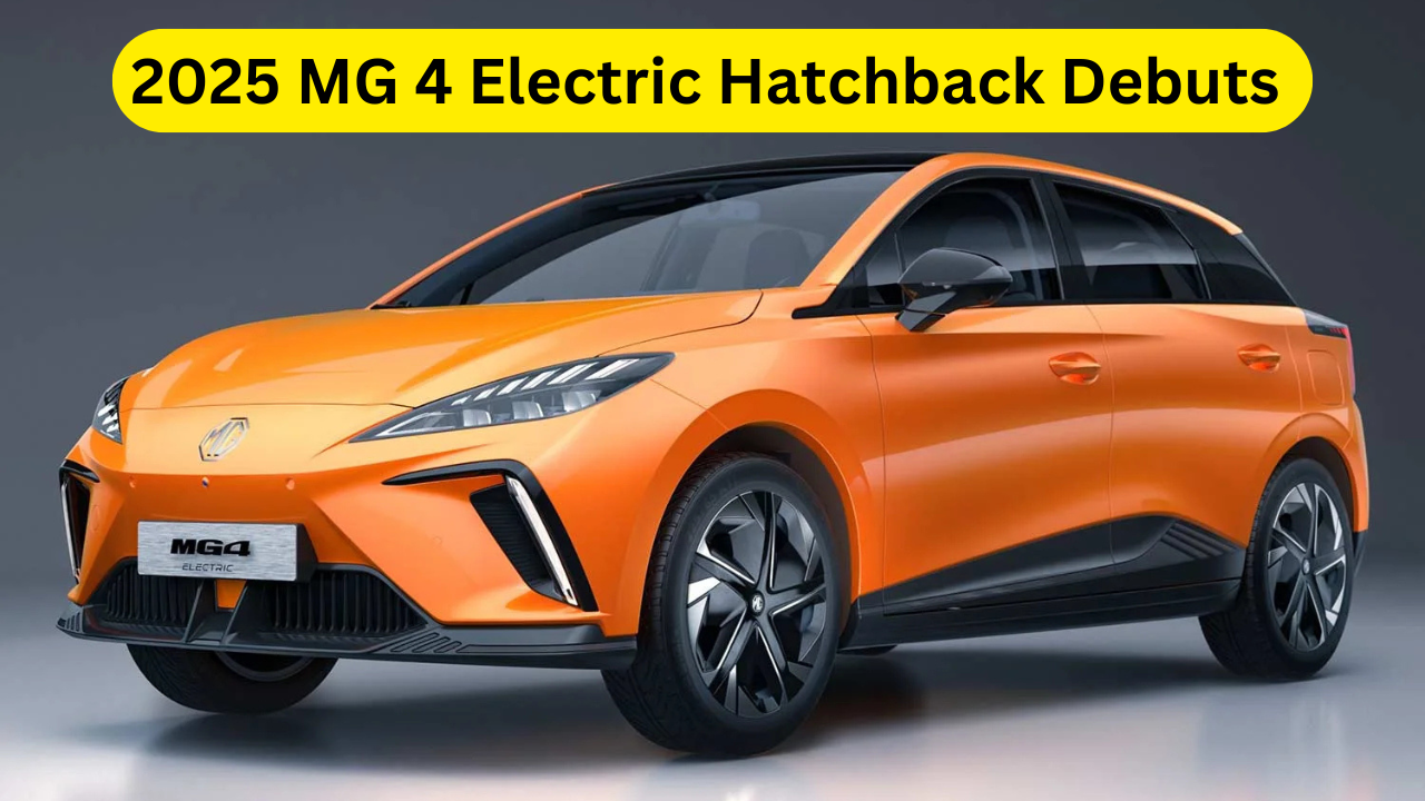 2025 MG 4 Electric Hatchback Debuts with Cyberster-Inspired Makeover
