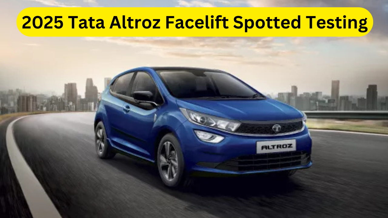 2025 Tata Altroz Facelift Spotted Testing