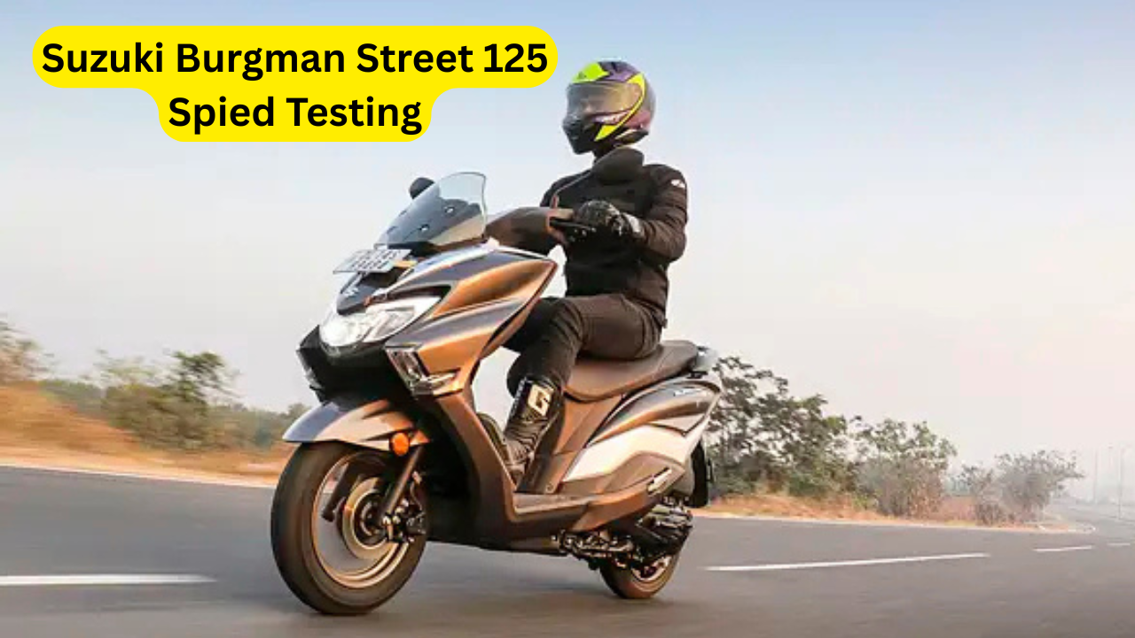 New Suzuki Burgman Street 125 Spied Testing