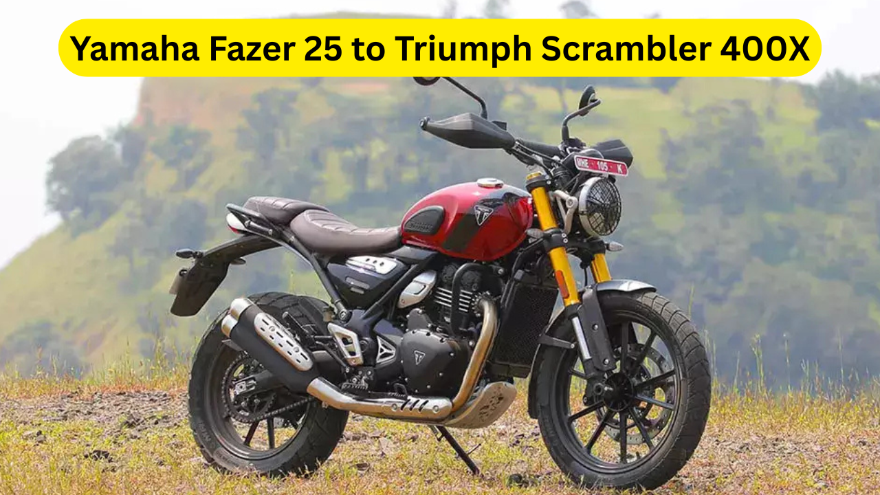Yamaha Fazer 25 to Triumph Scrambler 400X